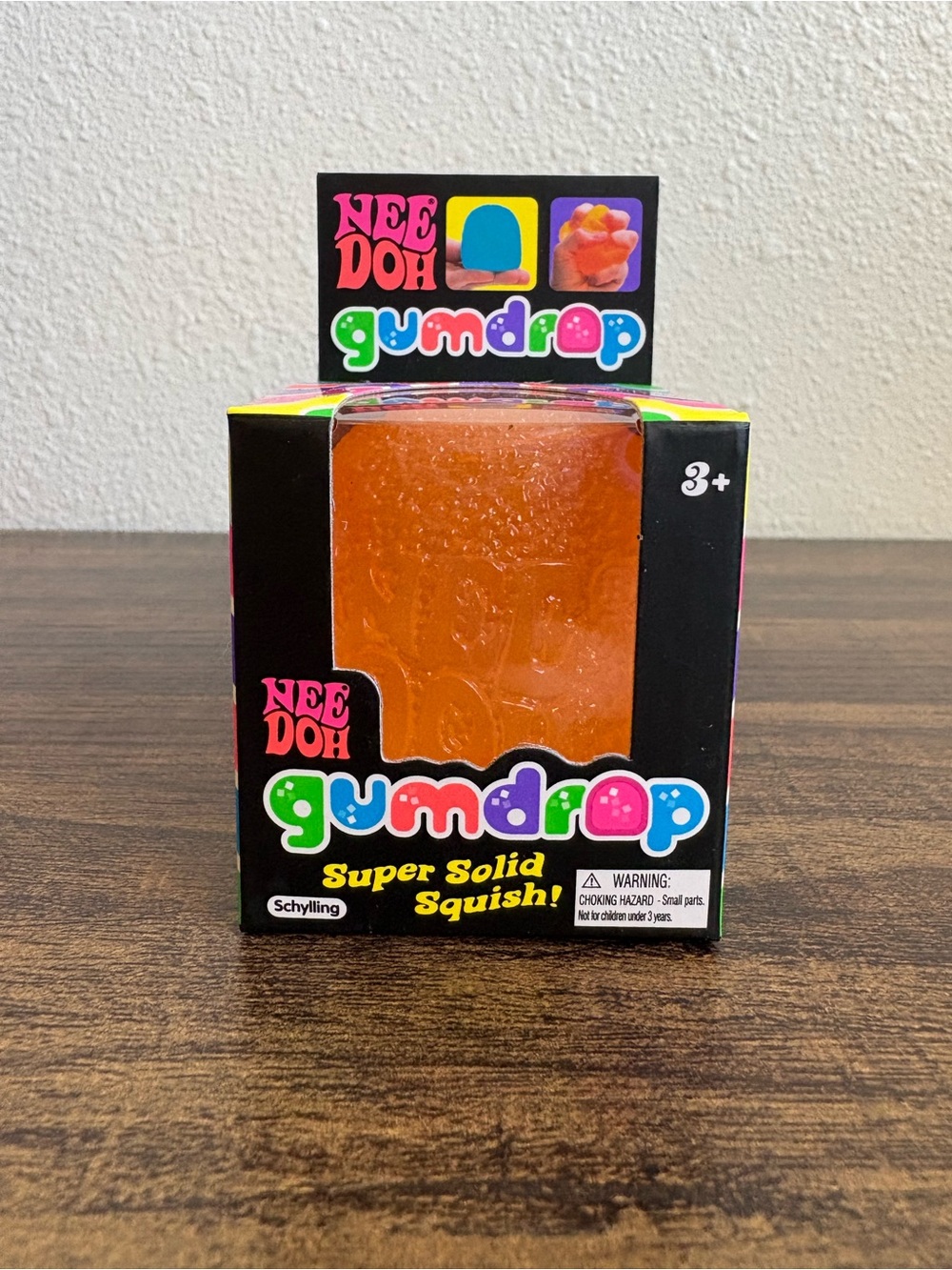 NeeDoh Gumdrop Super Solid Squish Squeezable Stress Reliever